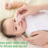 Bài thuốc trị nghẹt mũi cho trẻ sơ sinh